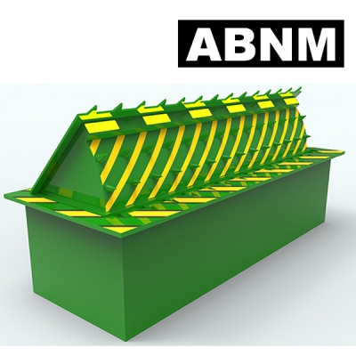 Anti-terrorist hydraulic road blockers