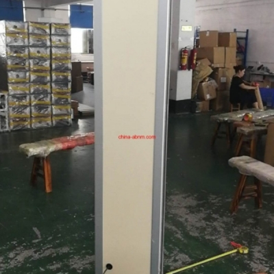 ABNM-500 (5 zones) single leaf walkthrough metal detector, DFMD, WTMD